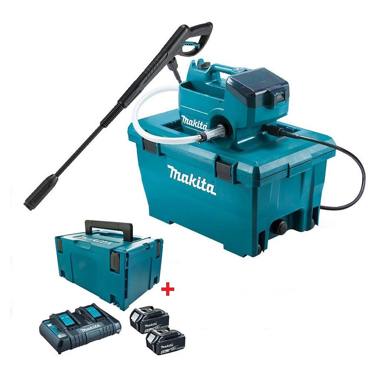 Акумулаторна водоструйка MAKITA 18V 2х6.0Ah / DHW080ZK